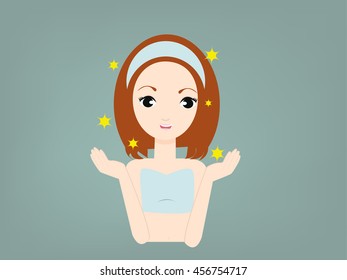 beauty woman face