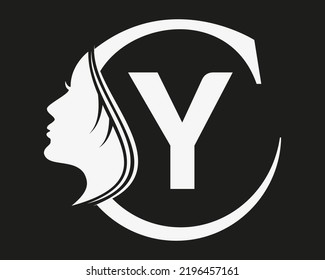 Beauty Woman Fashion Letter Y Logo