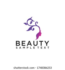 Beauty Woman Fashion Logo Design Template Simple Inspiration for Your Business Company. Element Web. Vector Eps10 Editable womans hair style stylized sillhouette, beauty salon logo template