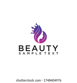 Beauty Woman Fashion Logo Design Template. Simple Inspiration for Your Company Business. Web Element. Editable Vector Eps10, Beauty salon sign.  Corporate Identity Branding logo design. Vector template.