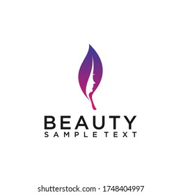 Beauty Woman Fashion Logo Design Template. Simple Inspiration for Your Company Business. Web Element. Editable Vector Eps10, Beauty salon sign.  Corporate Identity Branding logo design. Vector template.