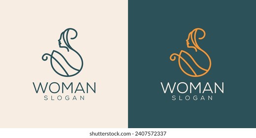 Beauty woman fashion logo design ideas