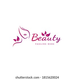 Beauty Woman Fashion Logo Elegant Logo Stock Vector (Royalty Free ...