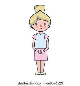 beauty woman with hairstyle design