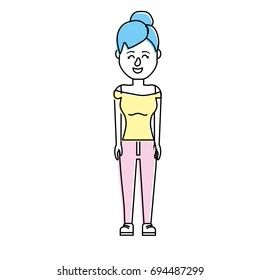 beauty woman with hairstyle design