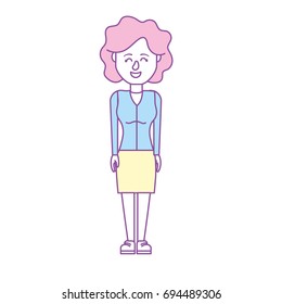 beauty woman with hairstyle design