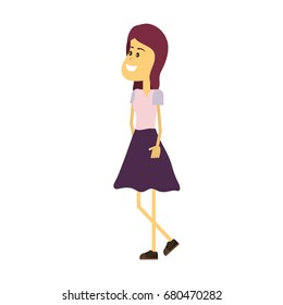beauty woman with hairstyle design and clothes
