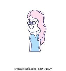 beauty woman with hairstyle design and clothes