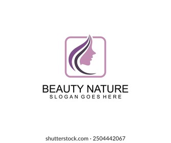 Beauty woman logo design for beauty salon with modern concept