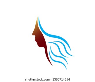 Beauty Woman Logo Template - Vector
