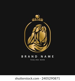 Beauty woman silhouette logo template design