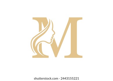 beauty women element design with letter combination