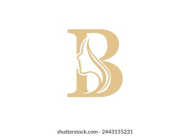 beauty women element design with letter combination