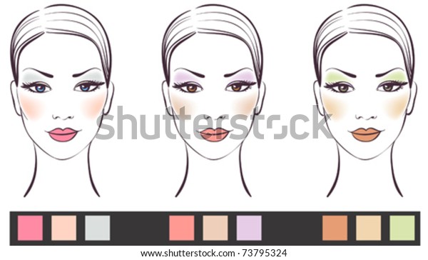 Suchen Sie Nach Schonheit Frauen Gesicht Mit Make Up Vektorgrafik Stockbildern In Hd Und Millionen Weiteren Lizenzfreien Stockfotos Illustrationen Und Vektorgrafiken In Der Shutterstock Kollektion Jeden Tag Werden Tausende Neue Hochwertige Bilder