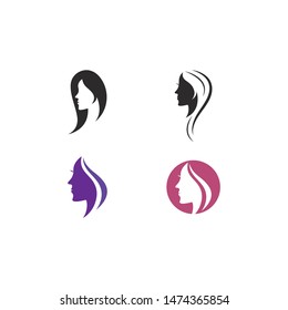 Beauty Women Icon Logo Template vector