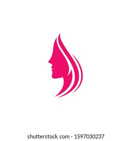 Beauty Women Icon Logo Template vector