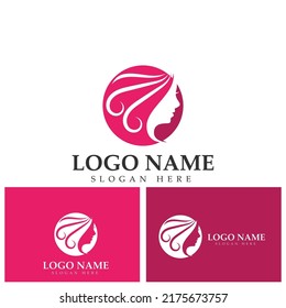 Beauty Women Icon Logo Template vector