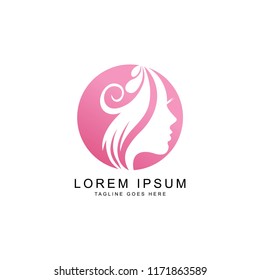 Beauty Women Logo Template Stock Vector (Royalty Free) 1171863589 ...