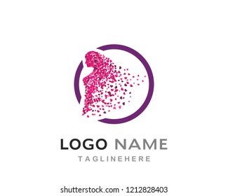 Beauty Women logo vector template 