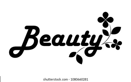 Beauty Writing Vector Design
