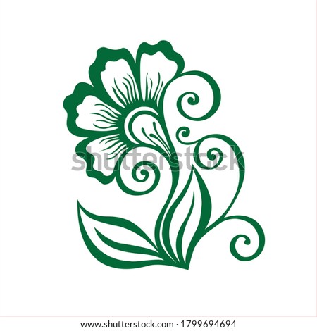 Beautyful  flower Vector logo design  Template 