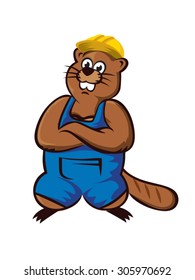 Beaver Cartoon Character