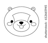 beaver cartoon icon