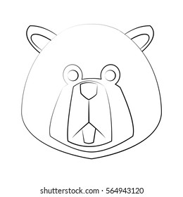beaver cartoon icon