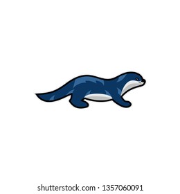 Beaver cool modern logo vector