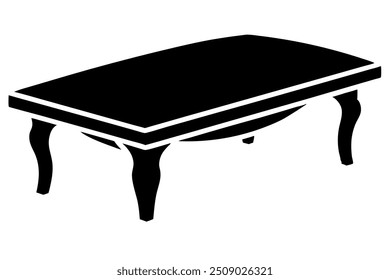 A Beaver Creek Coffee Table Silhouette Vector Design