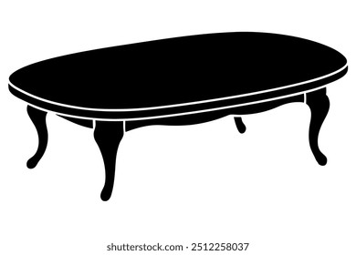 A Beaver Creek Coffee Table Silhouette Vector Design