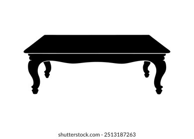 A Beaver Creek Coffee Table Silhouette Vector Design