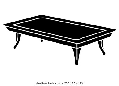 A Beaver Creek Coffee Table Silhouette Vector Design