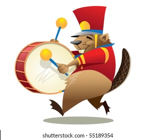 Beaver drummer