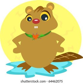 Beaver with a Heart
