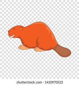 Beaver icon. Cartoon illustration of beaver vector icon for web