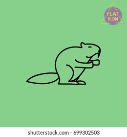 beaver line icon