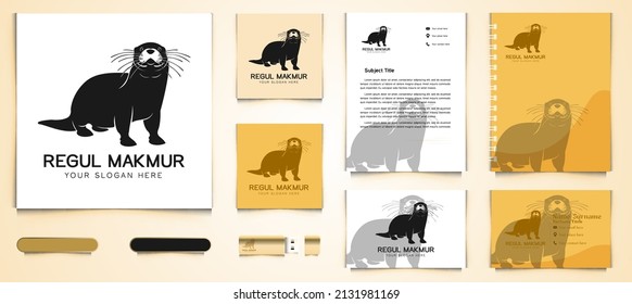 Beaver Logo and business branding template Designs Inspiration Isolated on White Background