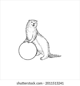Beaver logo design on white background.