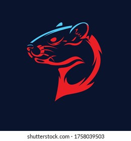 Beaver  logo design vector template