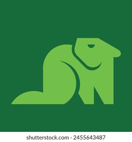 Beaver logo. Icon design. Template elements	