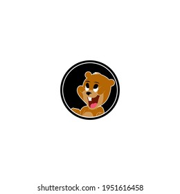 Beaver Logo illustrator vector template