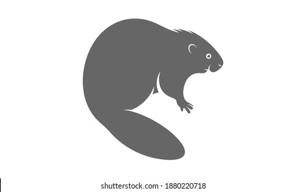 Beaver logo vector, Creative Beaver logo design concepts template, icon symbol, illustration