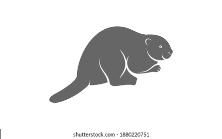 Beaver logo vector, Creative Beaver logo design concepts template, icon symbol, illustration