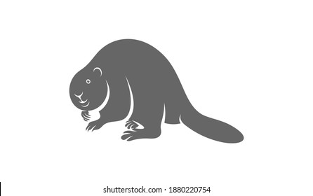 Beaver logo vector, Creative Beaver logo design concepts template, icon symbol, illustration