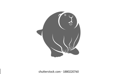 Beaver logo vector, Creative Beaver logo design concepts template, icon symbol, illustration