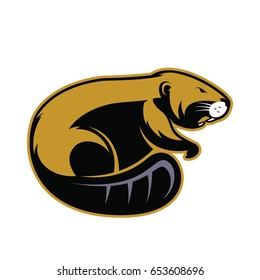 Beaver mascot 