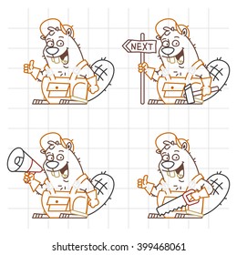 Beaver Master Doodle in Different Versions 3