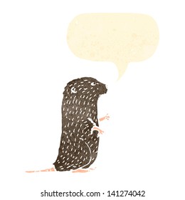 Biber-Retro-Cartoon
