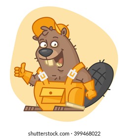 Beaver Showing Thumbs Up